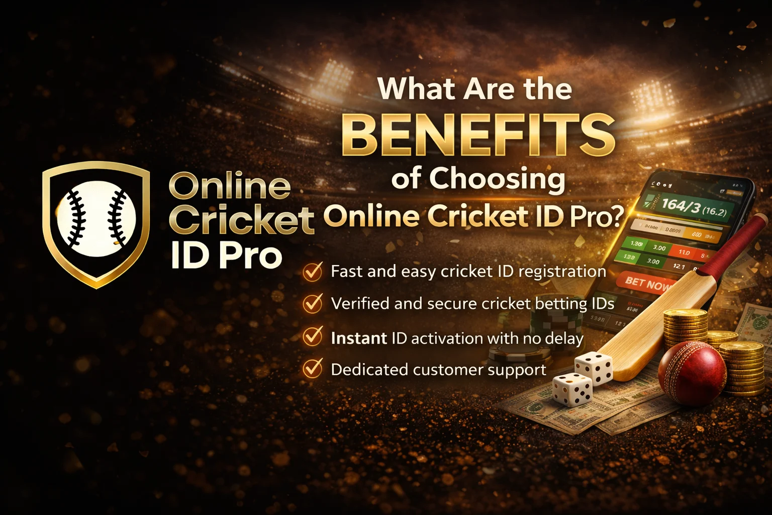 benefits of choosing online cricket id pro